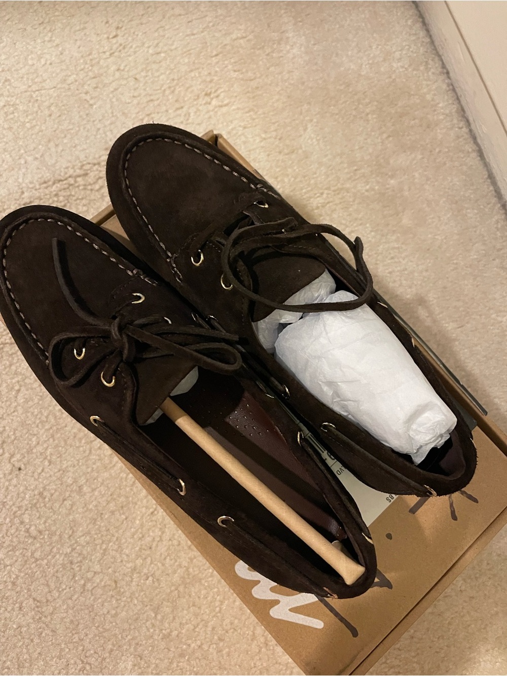 Madewell Jamie Boat Shoe in Dark Carob (size 8) - Picture 7 of 12